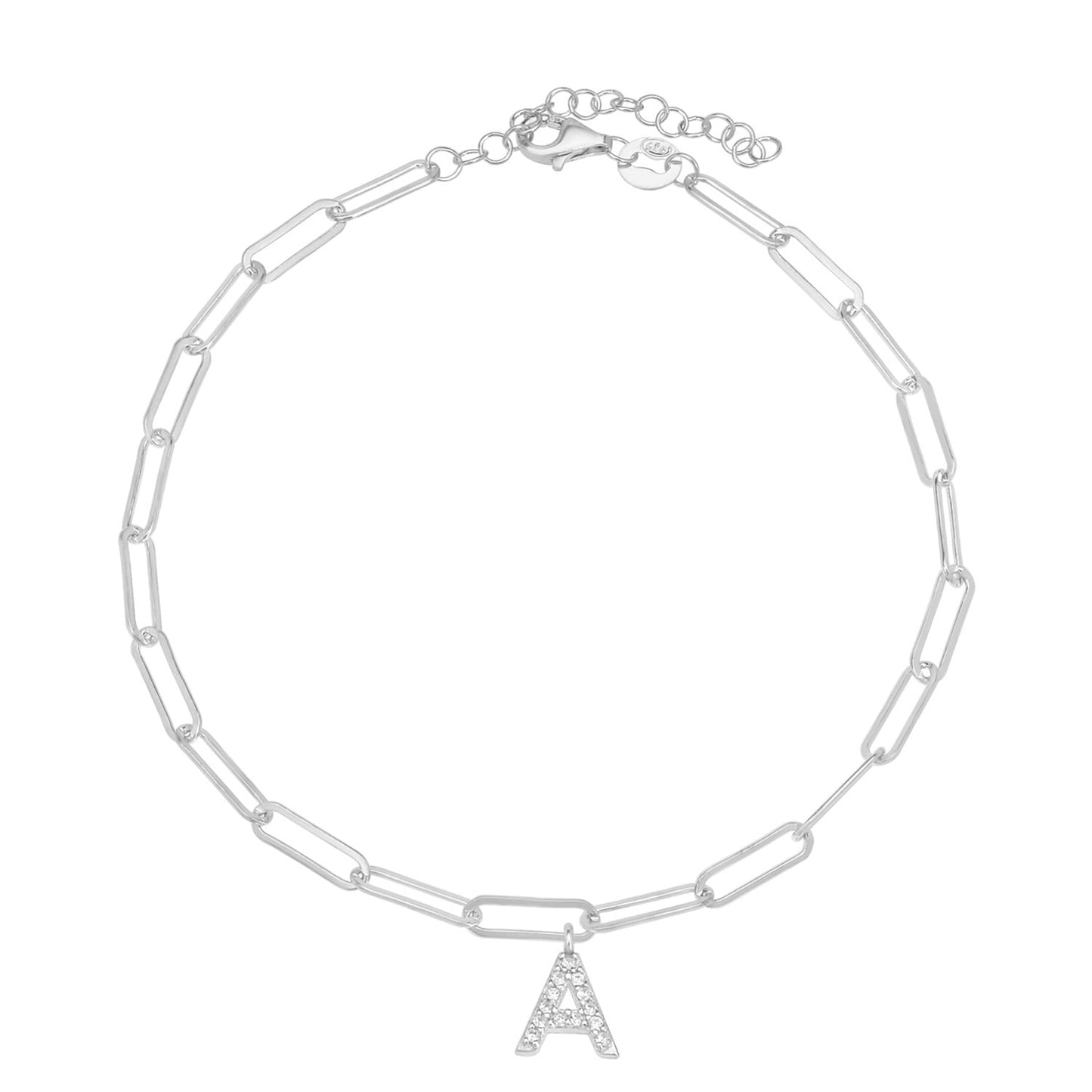 "Anker" Fußkette mit Buchstabe - ONYA