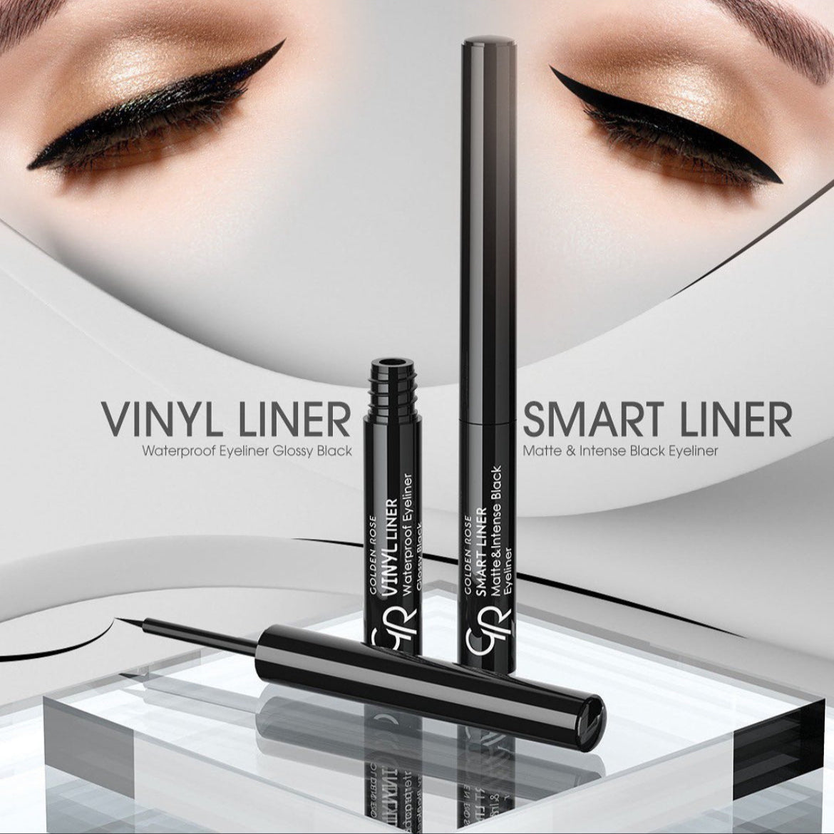 Vinyl Liner Waterproof Eyeliner Glossy Black