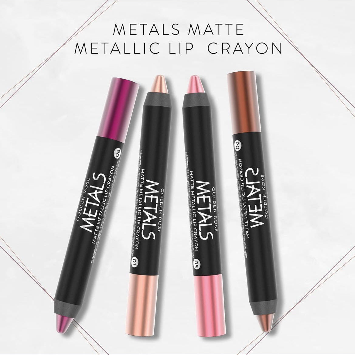 Metals Matte Metallic Lip Crayon