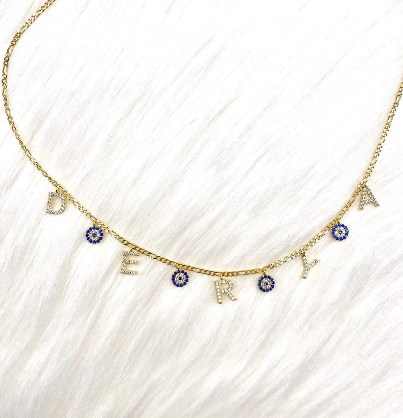 Fame Namenskette mit Nazar