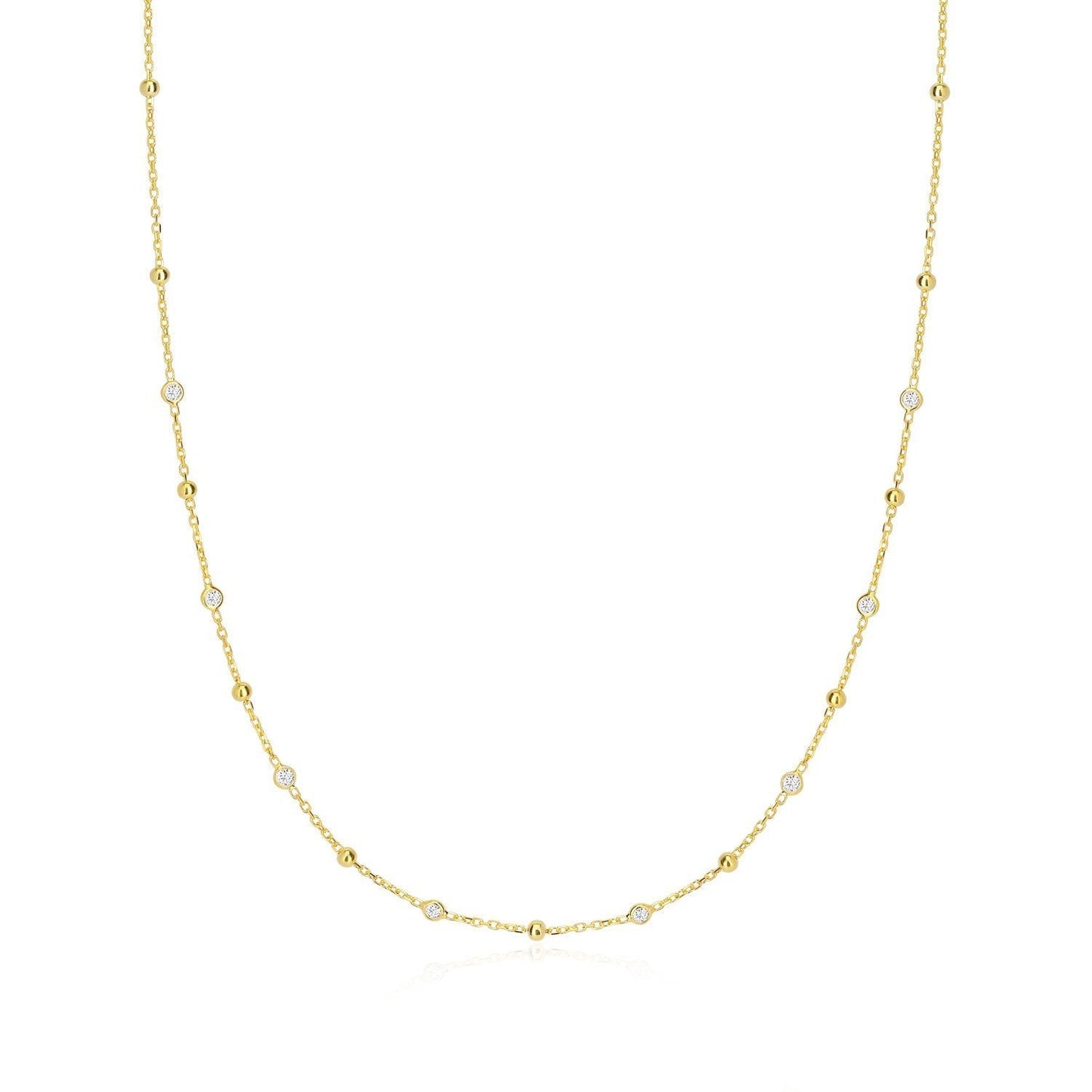 "Baal" Halskette mit Zirkonia - ONYA