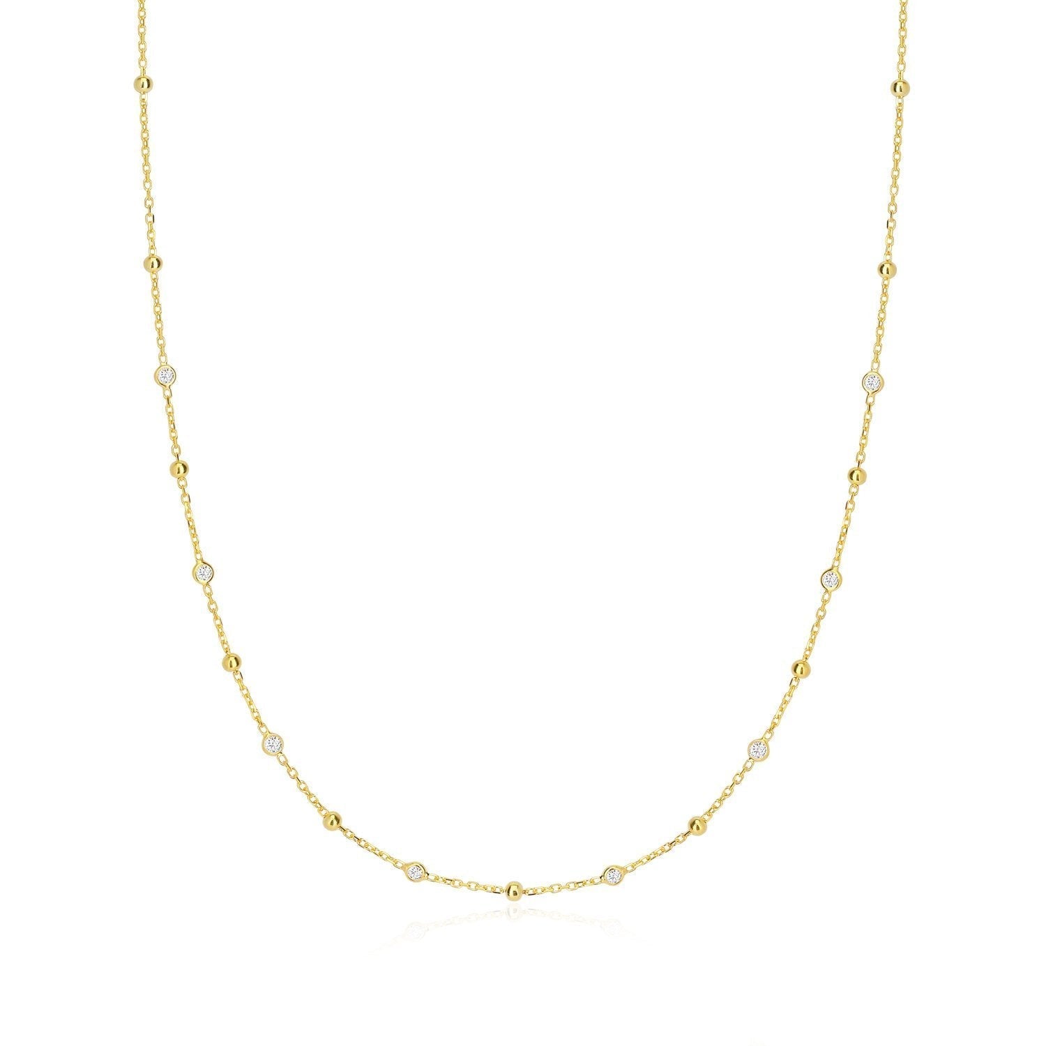 "Baal" Halskette mit Zirkonia - ONYA