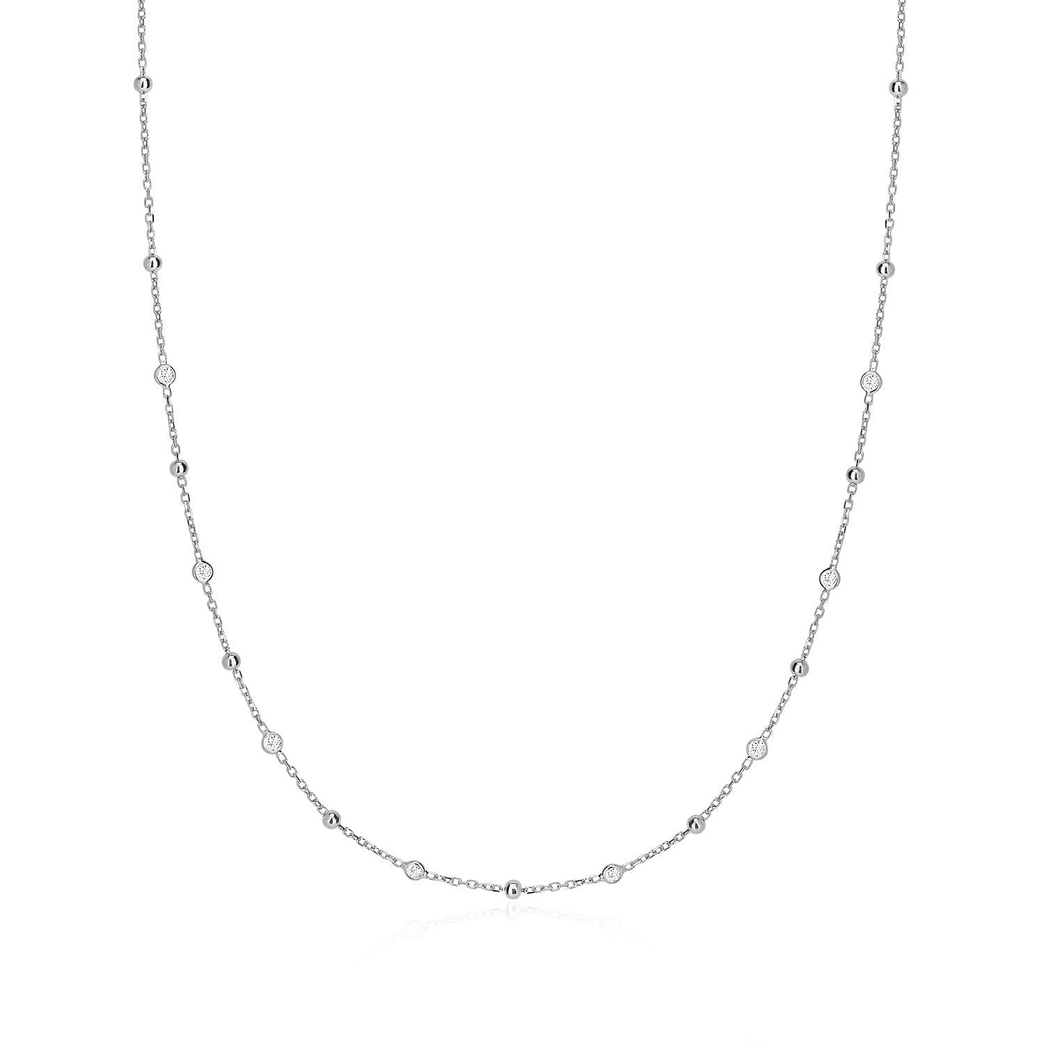 "Baal" Halskette mit Zirkonia - ONYA