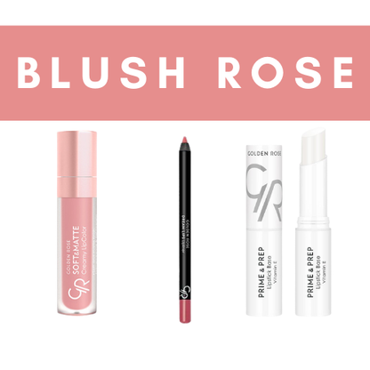 Blush Rose Matt Lips Set