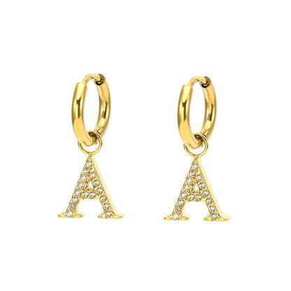 Ohrringe Buchstaben