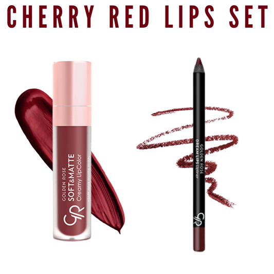 Cherry Lips Matt Set