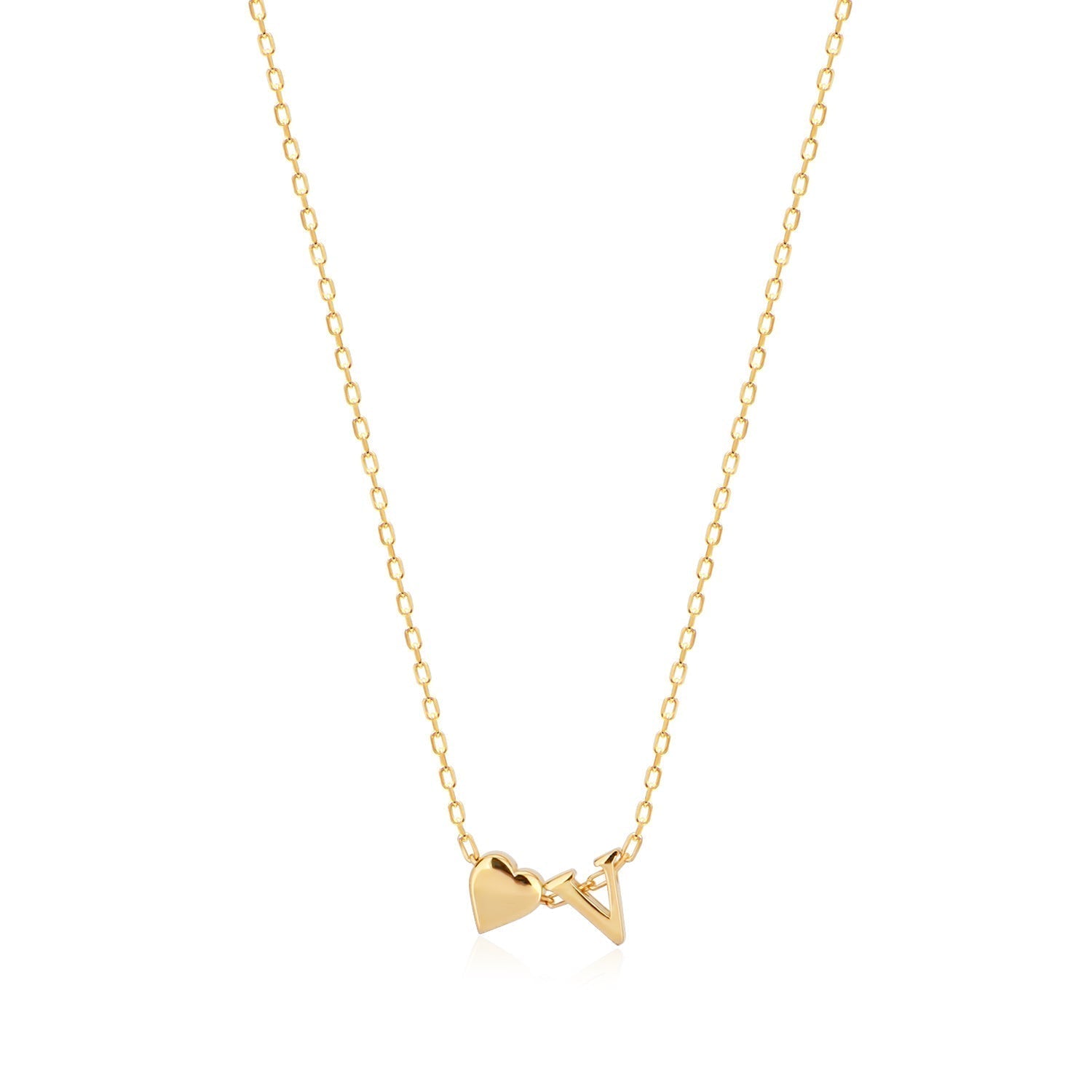 "Decent" Halskette mit Herz - ONYA