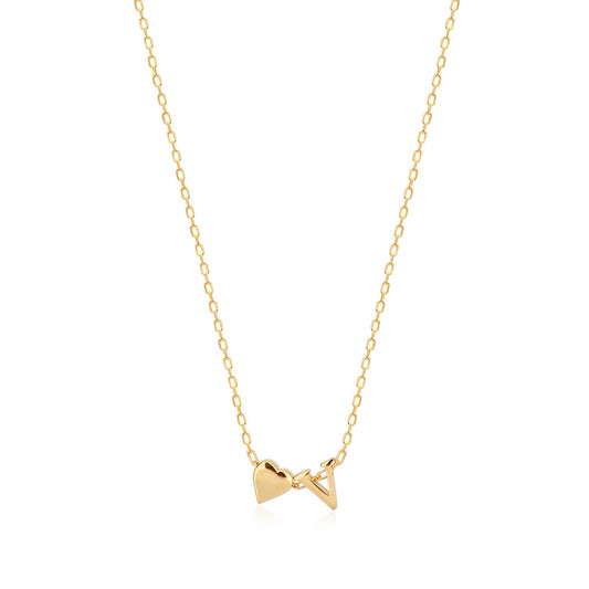 "Decent" Halskette mit Herz - ONYA