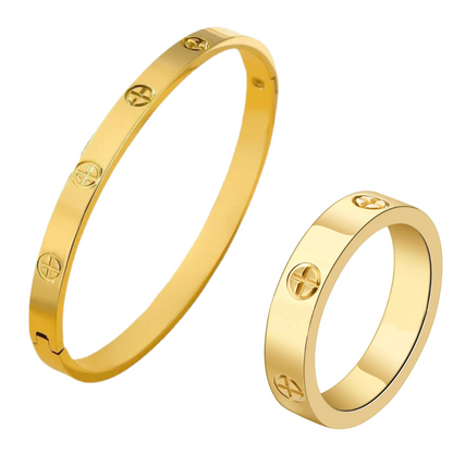 Armreif, Ring Velvet Set