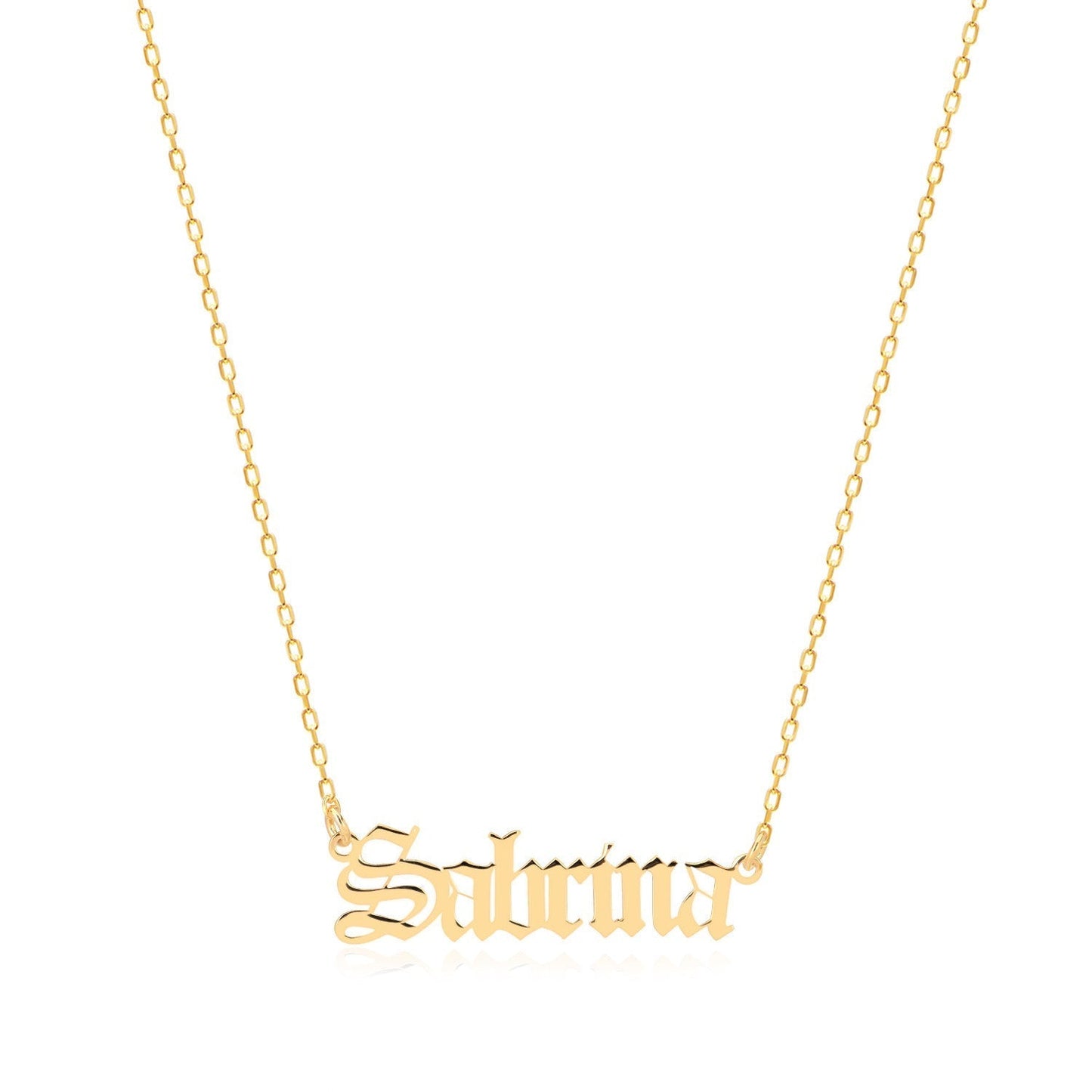 "Gothic" Namenskette - ONYA