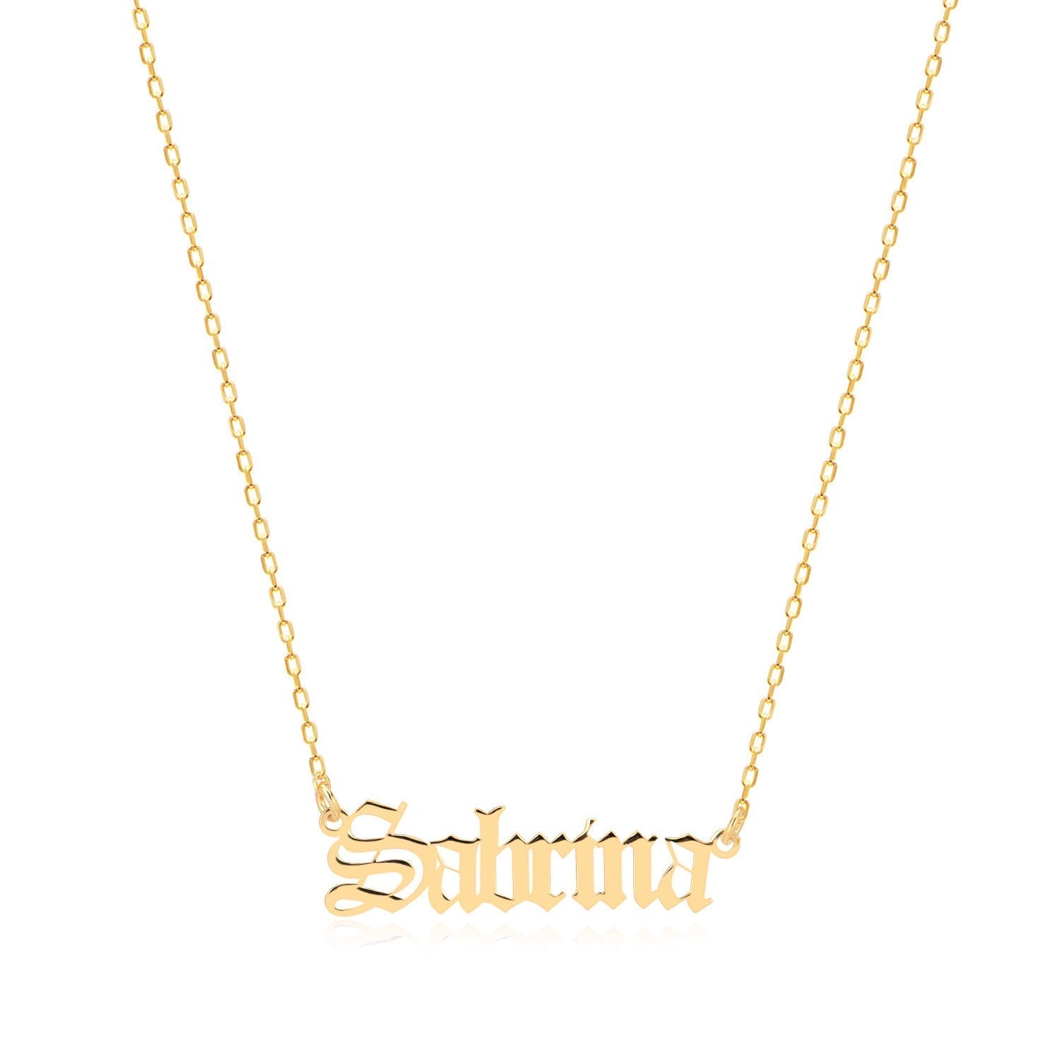 "Gothic" Namenskette - ONYA