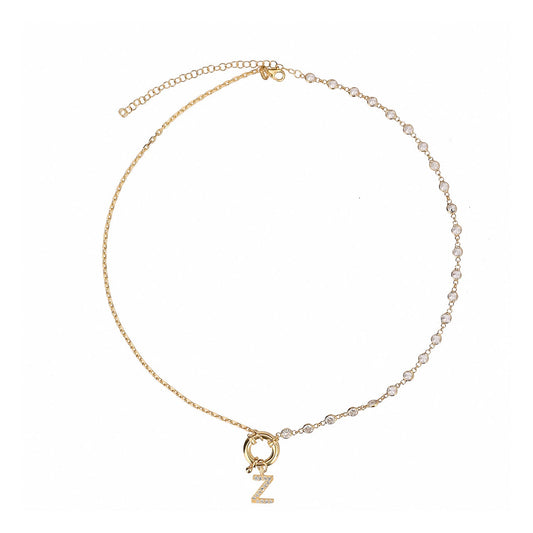 "Lock" Kette mit Buchstabe - ONYA