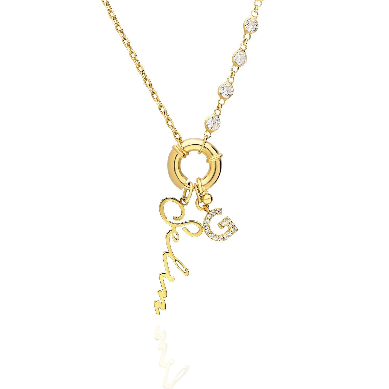 "Lock Signature Letter" Halskette - ONYA