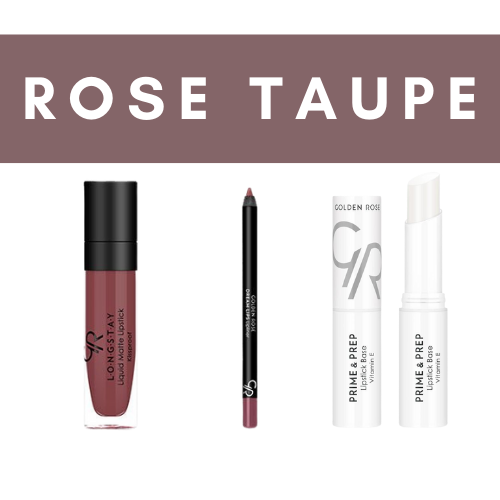 Rose Taupe Matt Lips Set