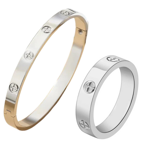 Armreif, Ring Velvet Set