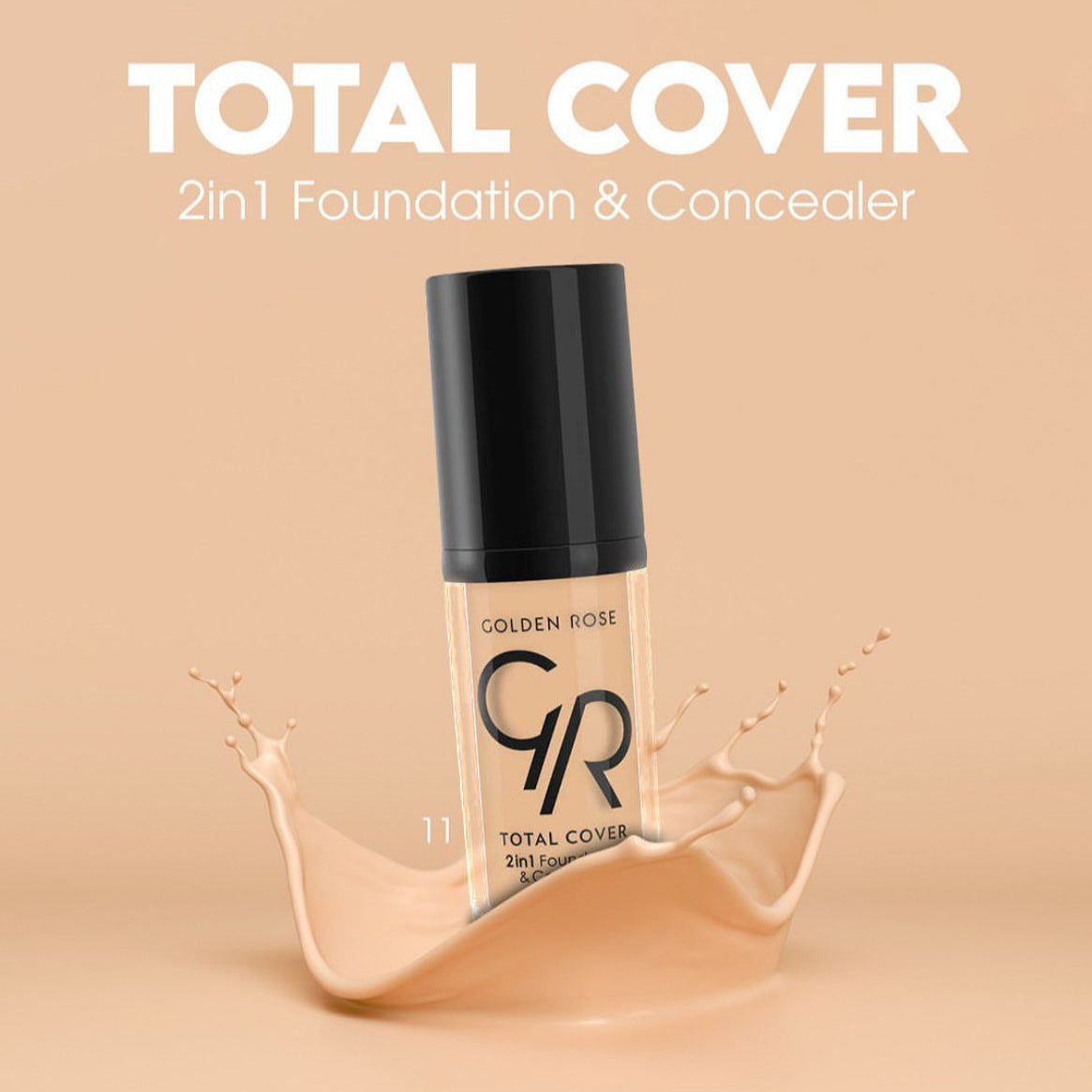 Foundation & Concealer 2in1 Make-Up Total Cover